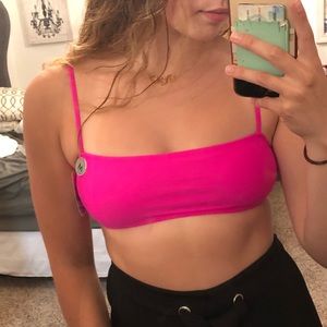 Hot Pink Swim Top